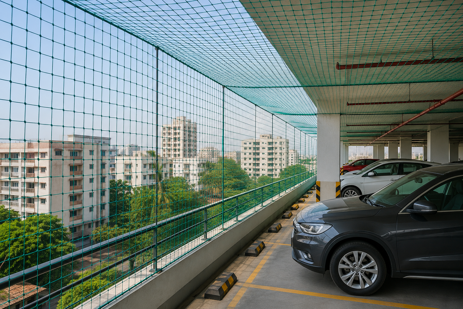 Car Parking Safety Nets in Hyderabad