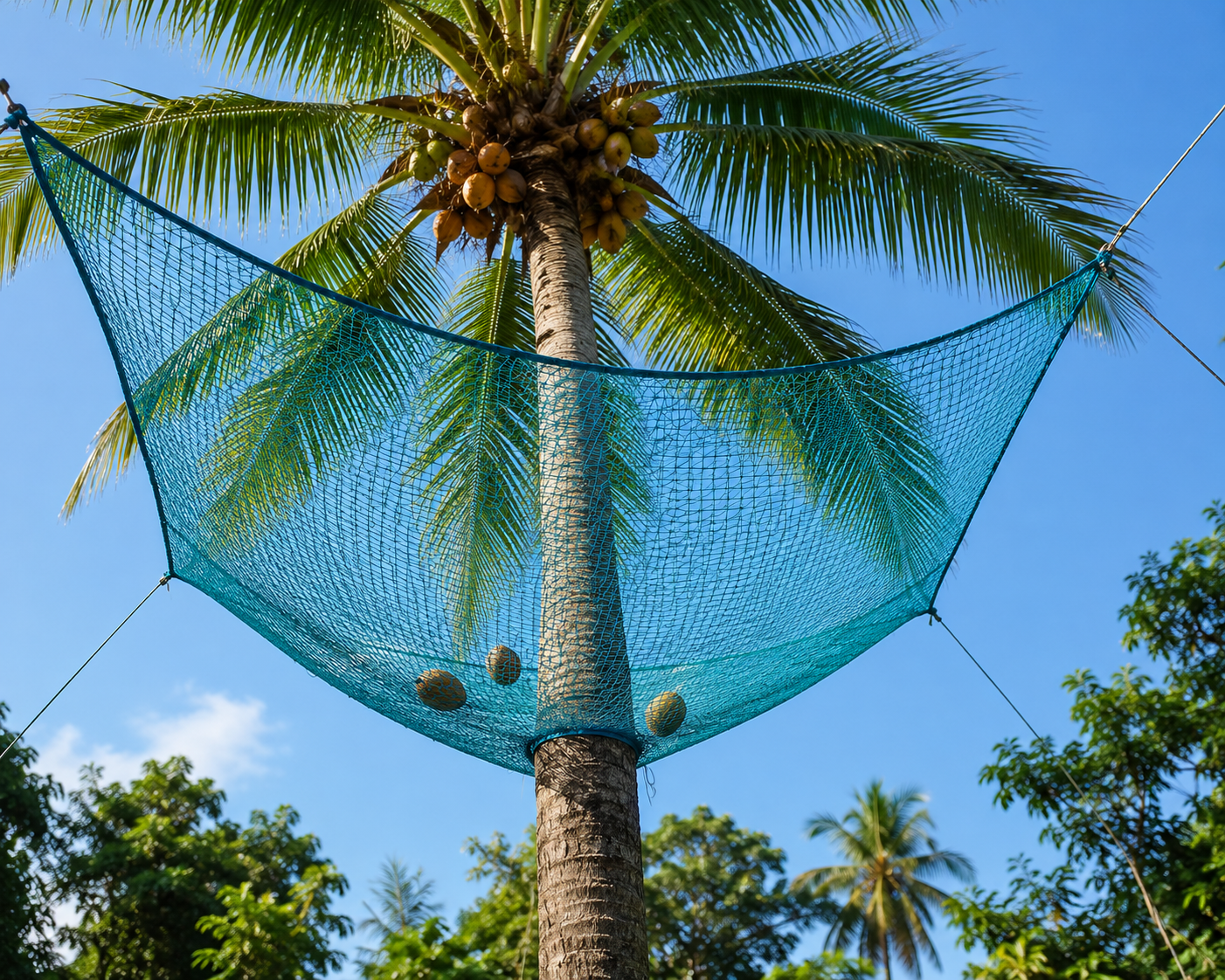Coconut Tree Safety Nets in Hyderabad
